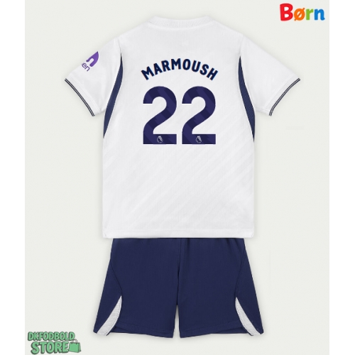 Tottenham Hotspur Omar Marmoush #22 Replika Babytøj Hjemmebanesæt Børn 2026-27 Kortærmet (+ Korte bukser)